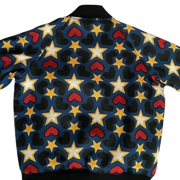 Stella Mcartney Kids Hearts & Stars Bomber Jacket 10 Years Old